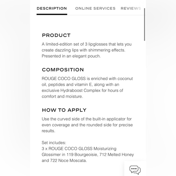 SOLD: Chanel Holiday Lipgloss Trio Sheer Genius NWT. - Picture 4 of 15